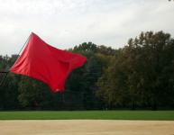Waving Red Flag