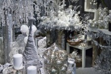 White Christmas decorare