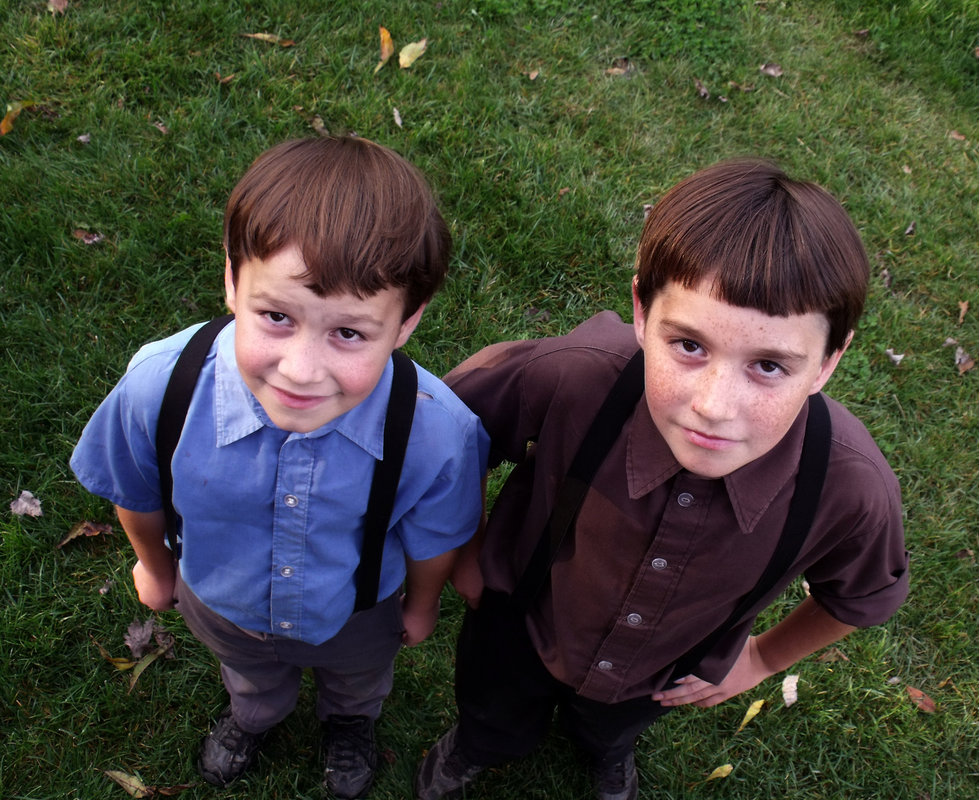 2 Amish Boys Free Stock Photo - Public Domain Pictures