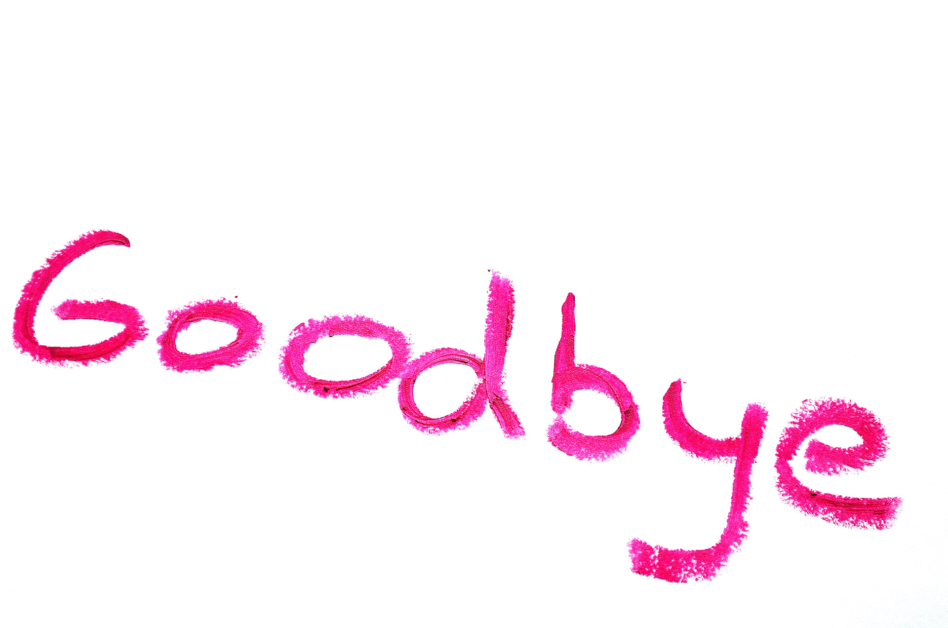 Goodbye Inscription Free Stock Photo Public Domain Pictures