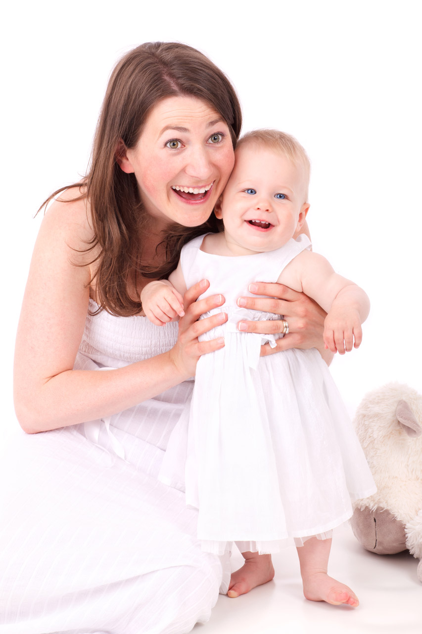 Mother And Baby Smiling Free Stock Photo - Public Domain Pictures