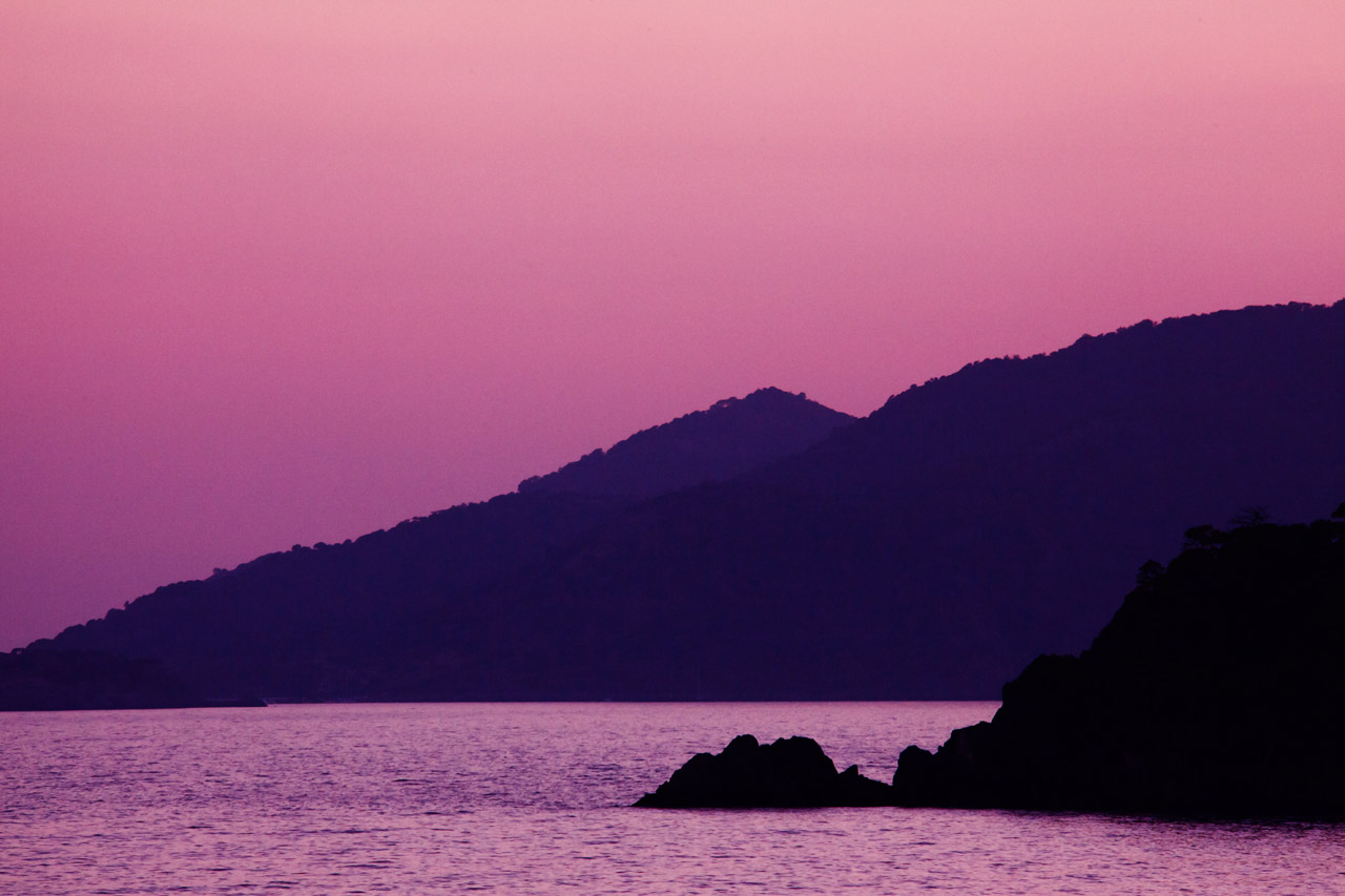 紫金山日落