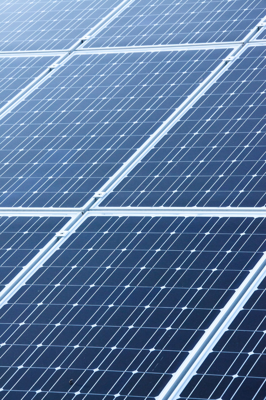太阳能电池板的背景