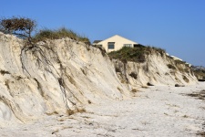 Pláž Eroze pobřeží Florida