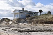 Beach danni casa dall'uragano