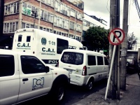 Auta v Bogotě