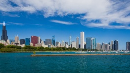De horizon van Chicago