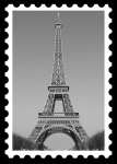 Tour Eiffel Vintage Postage