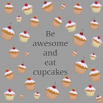 Gratis e-card met cupcakes