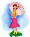 Parasol Lady