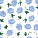 Rosen-Tapeten-Hintergrund Blau