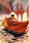 Barcă cu vâsle