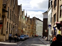 Straat in Brugge, België