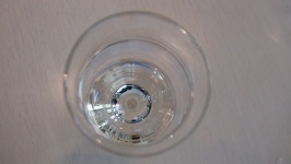 Top View Wine Glass