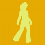Donna di colore giallo