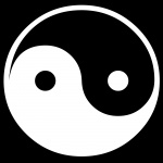 Yin yang symbool