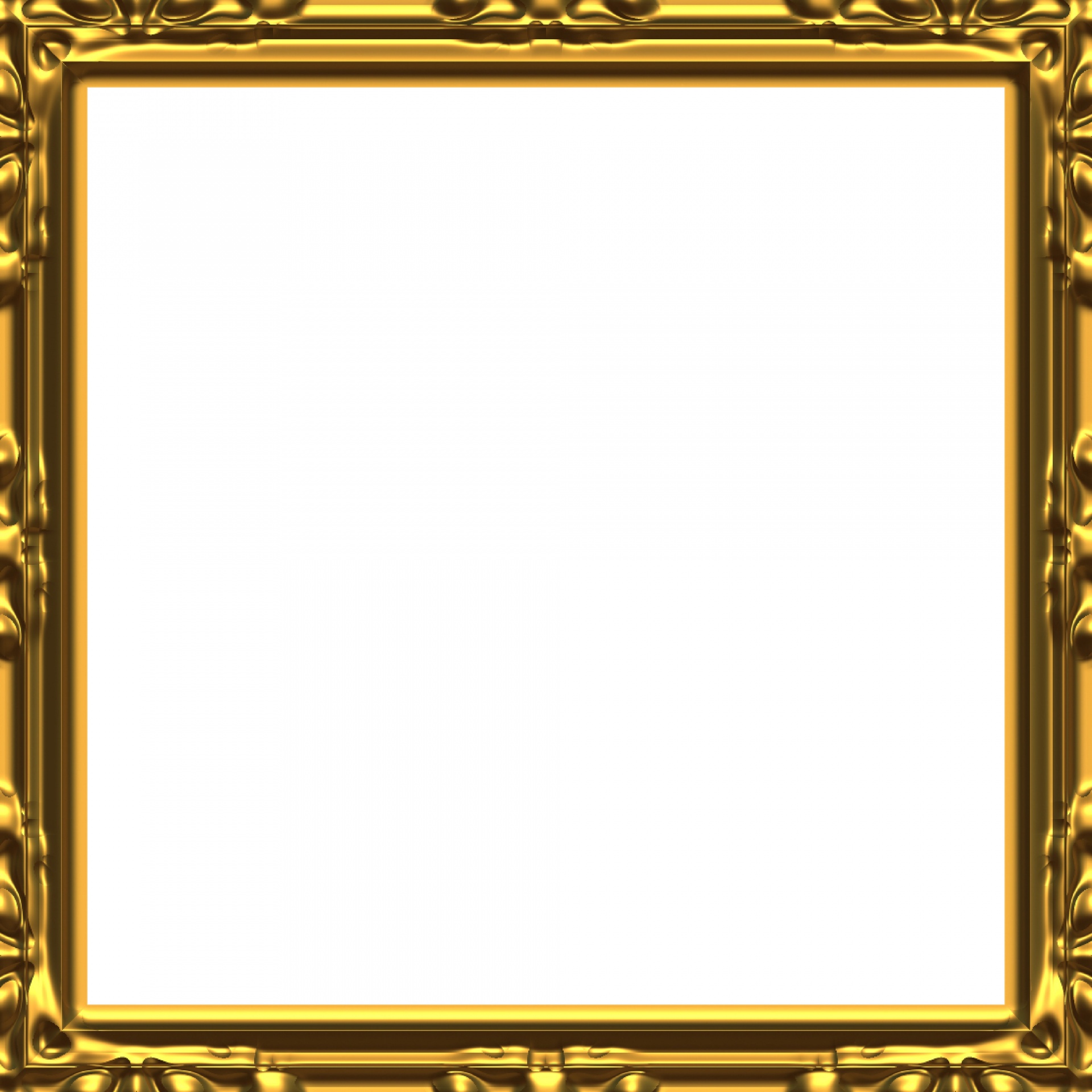 Baroque Golden Frame Free Stock Photo - Public Domain Pictures