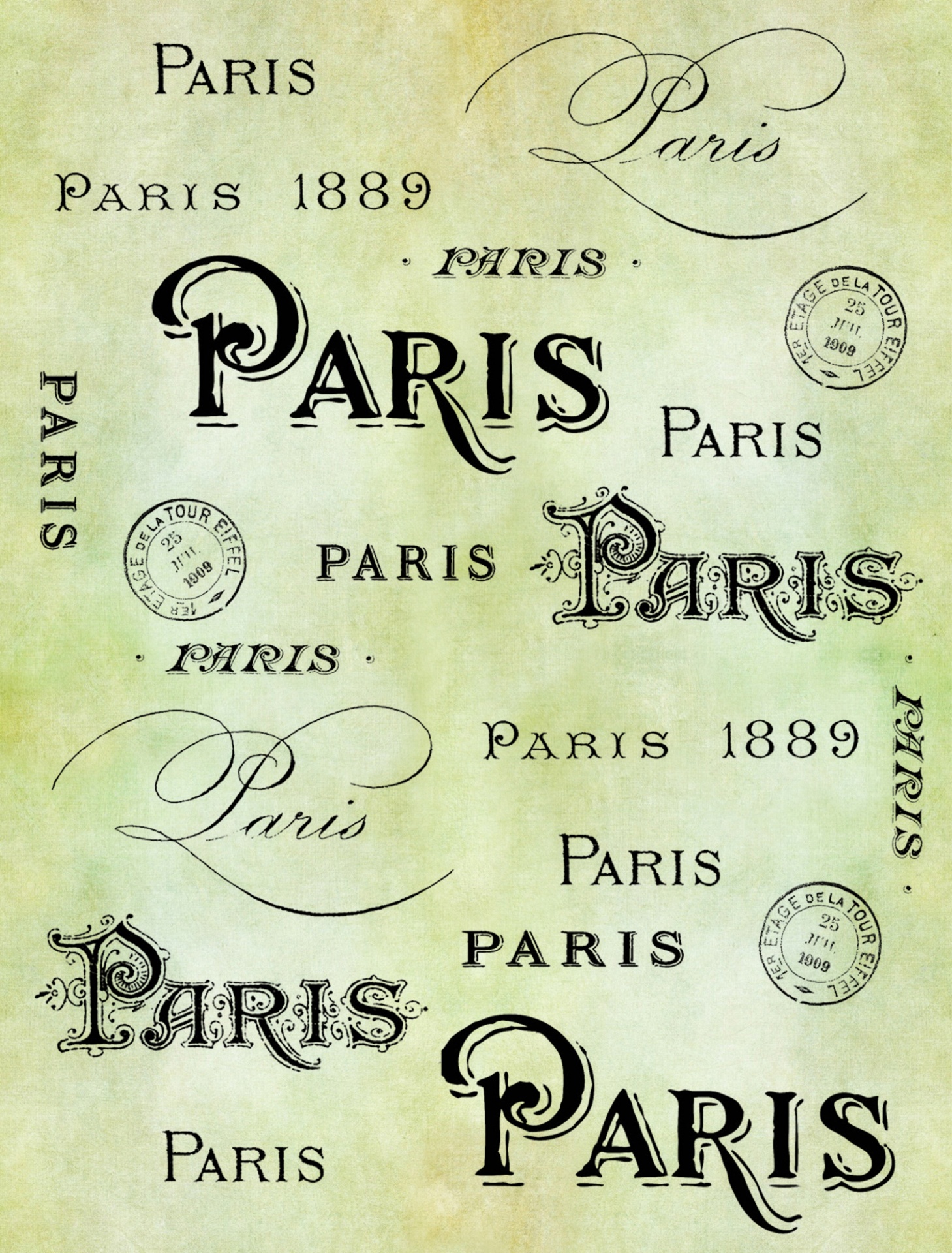 Paris Typography Vintage Free Stock Photo   Public Domain ...