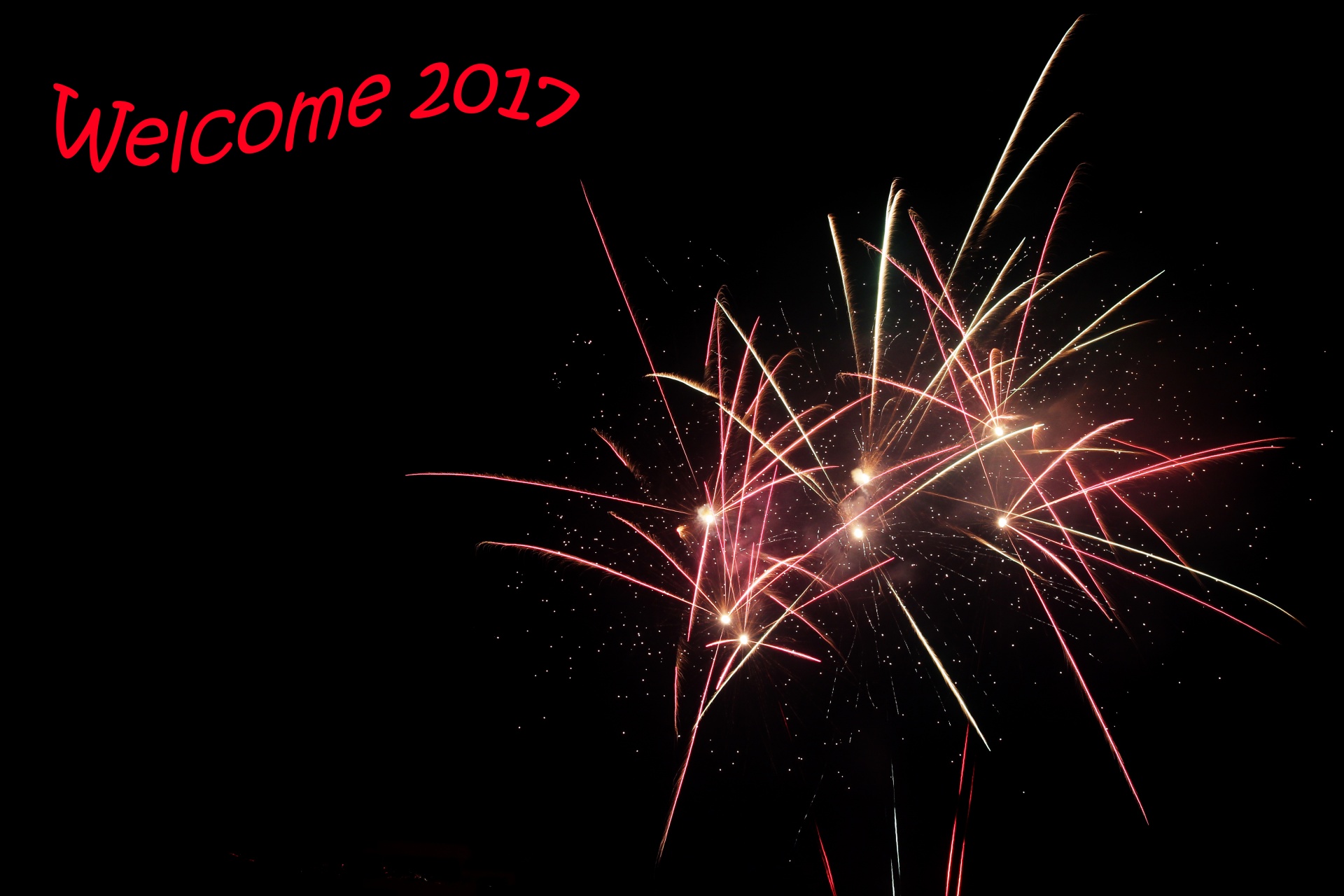 Welcome 2017 Fireworks