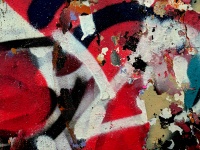 Graffiti de fondo abstracto