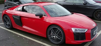 Audi R8 V10 Car Side View