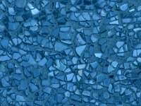 Fundo de vidro quebrado azul