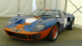 Blue Orange Racing Car