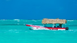 Boat in Caribbean