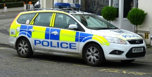 British mașină de poliție