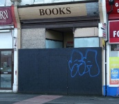 Closed Down Book Store