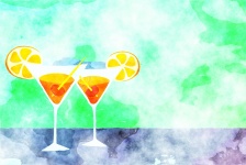 Bebidas do cocktail