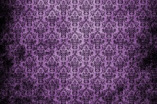 Damask Vintage Background Purple