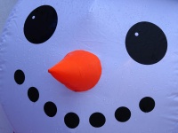 Счастливый снеговик Face