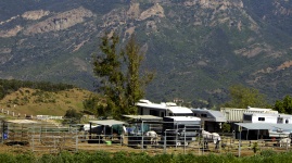 Horse Ranch In Mountains