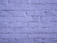 Lilac Painted Brick Wall