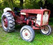 Oude tractor