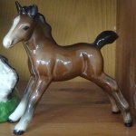 Porcelana del ornamento del caballo de B