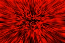 Explosão de cor vermelha