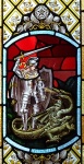 St. Georg mit Drachen Fenster