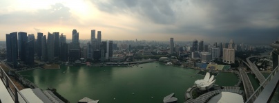 De horizon van Singapore