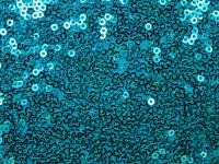 Turquoise Sequins Background