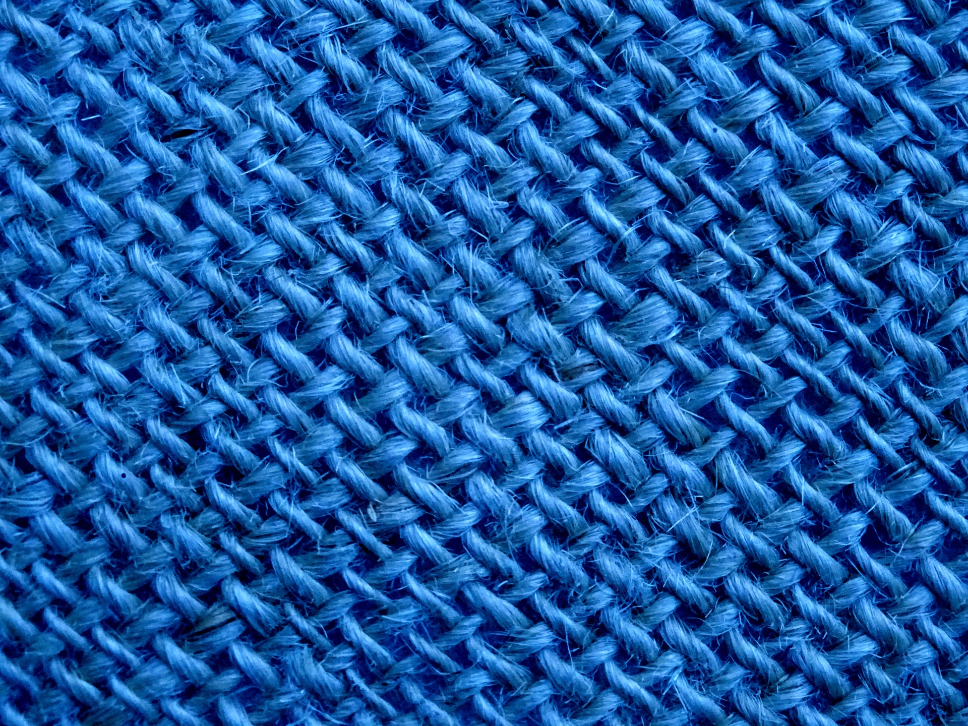 蓝色编织绳索背景