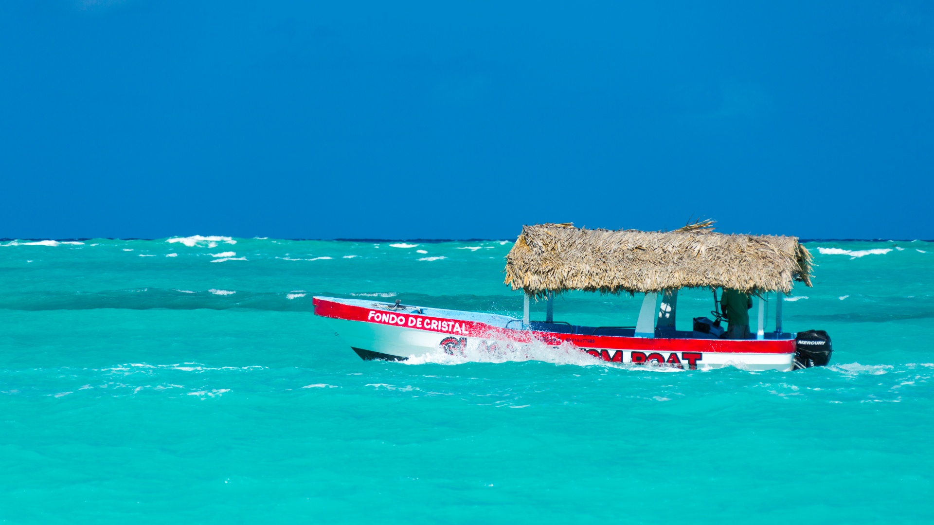 Båt i Karibien