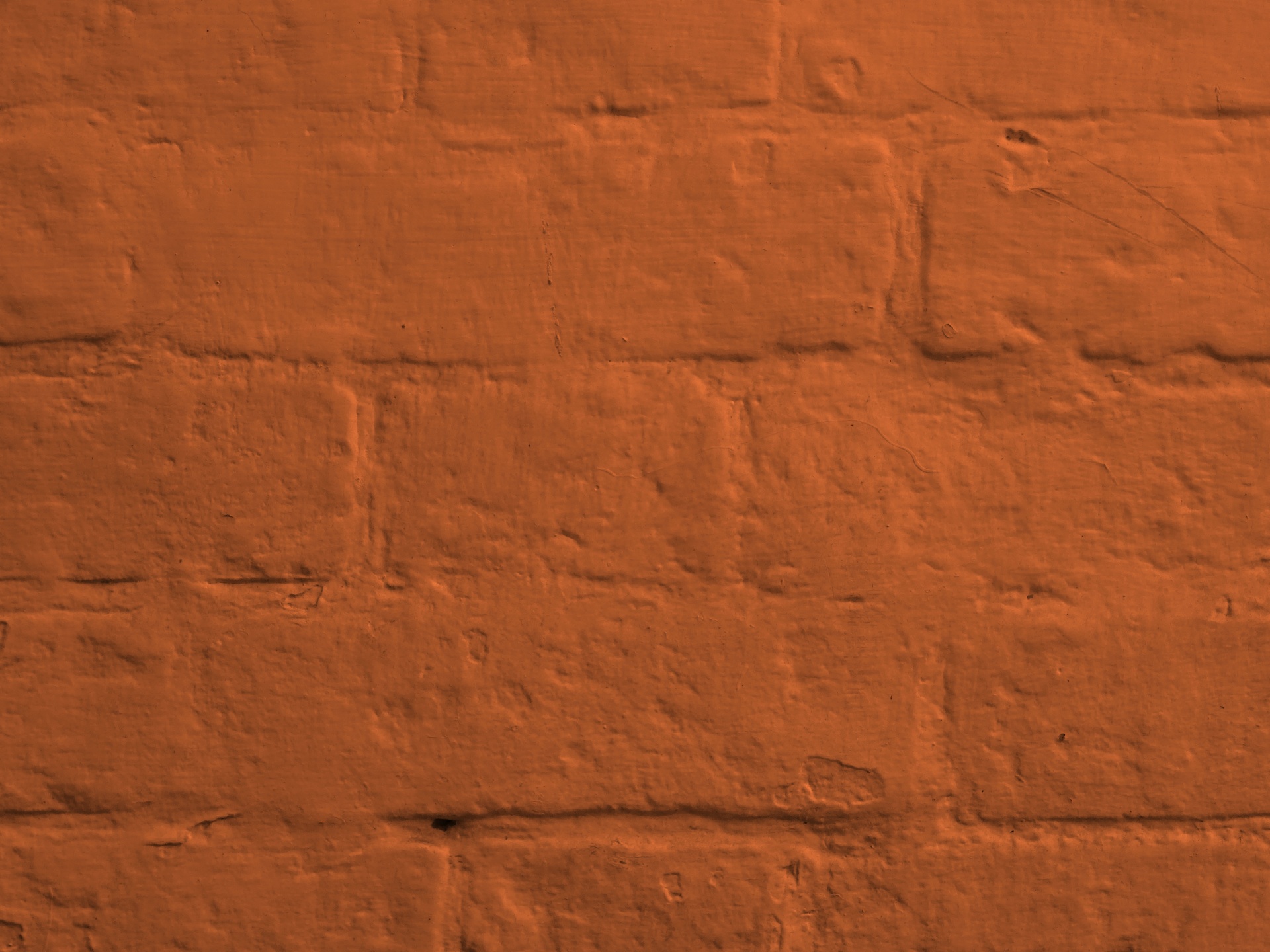 Brown pintou a parede de tijolo