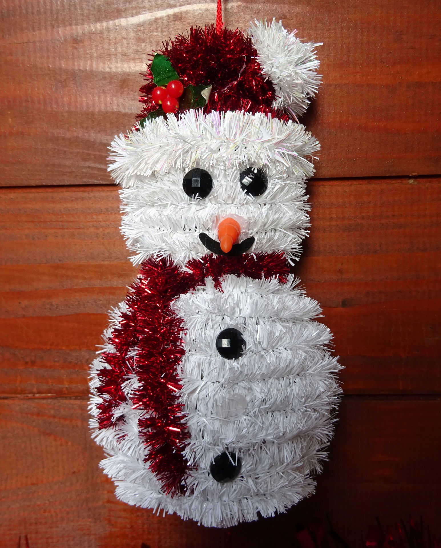 Декоративный снеговик
