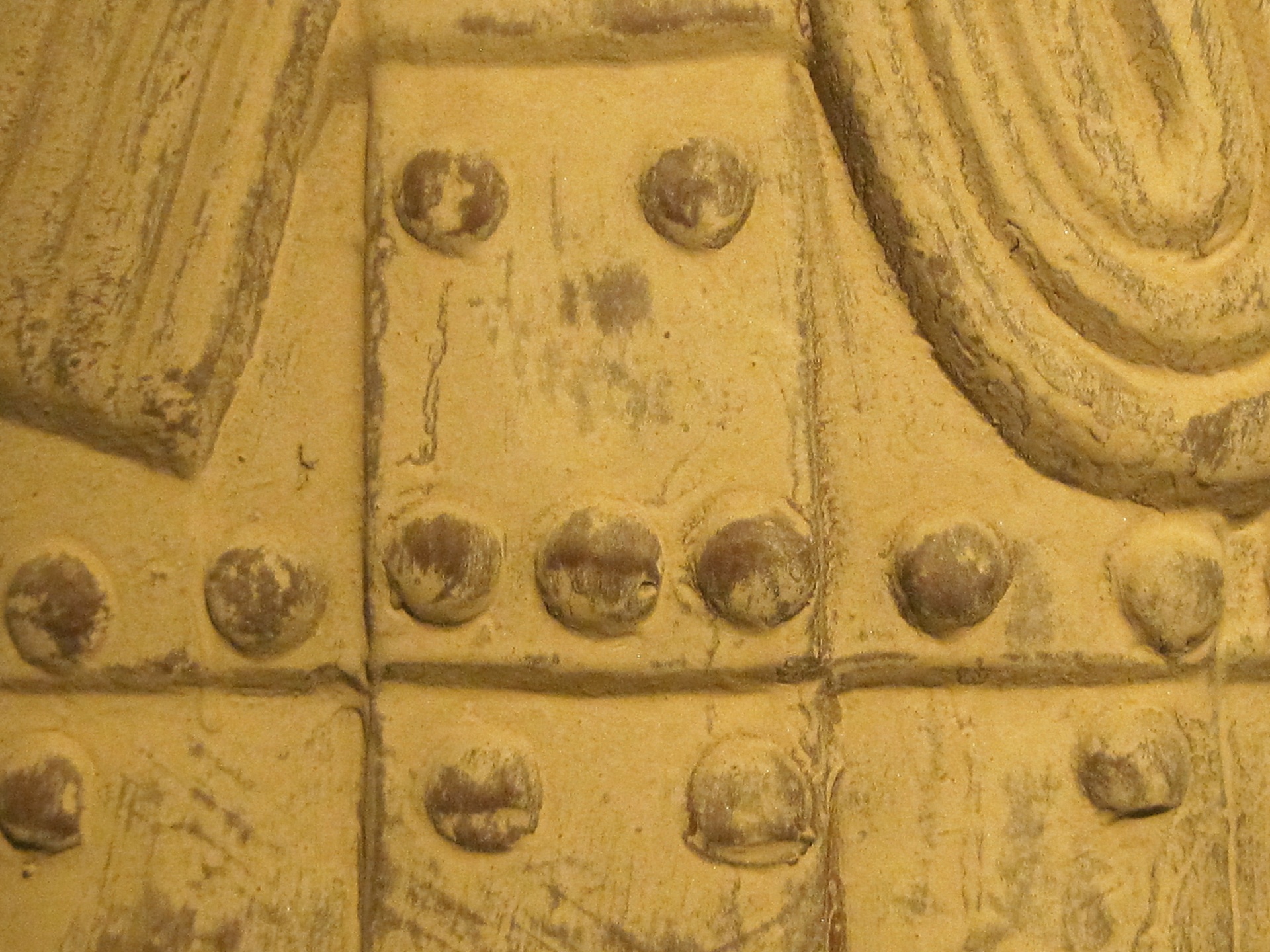 Detail On Clay Warrior Armour
