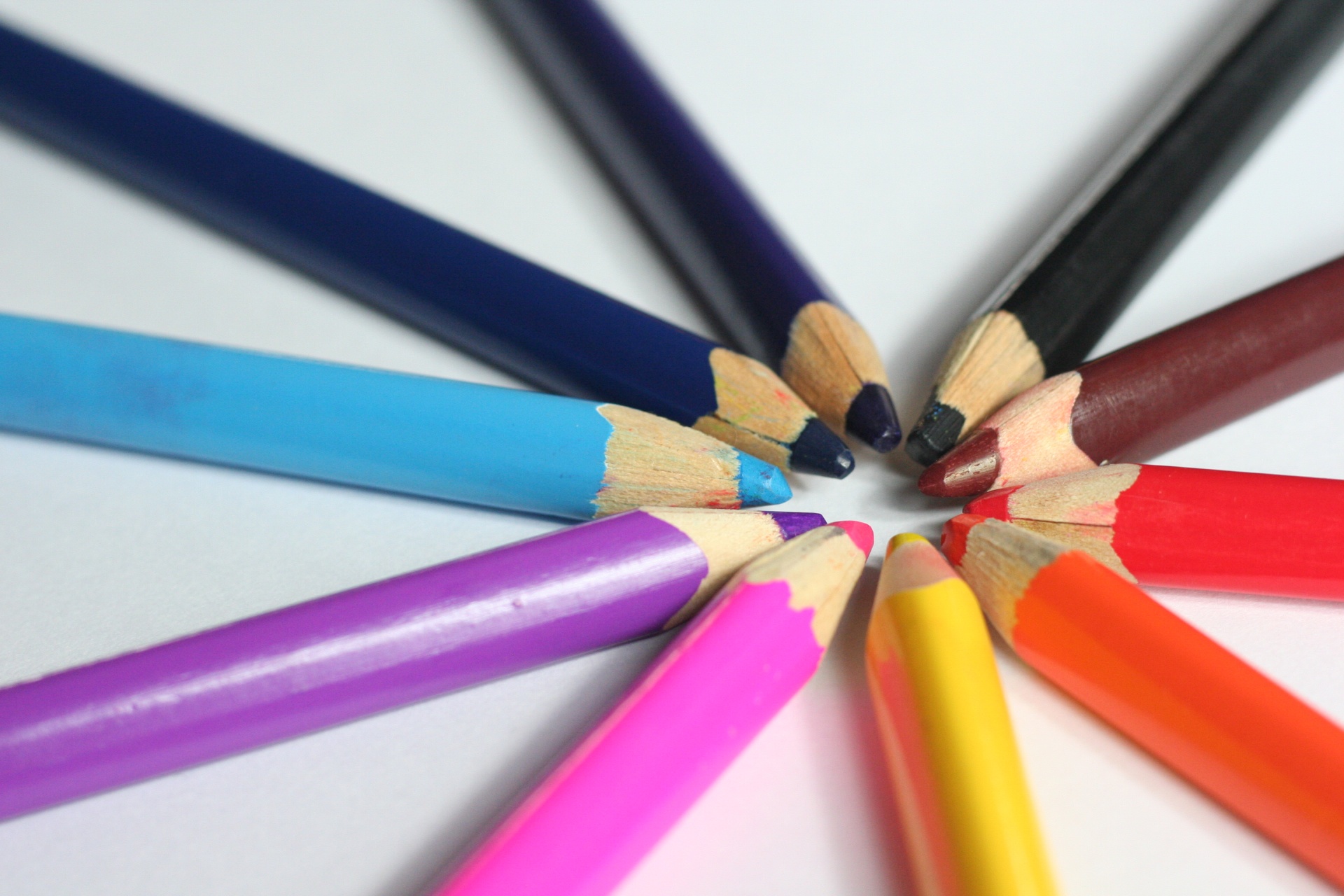 色彩缤纷的铅笔