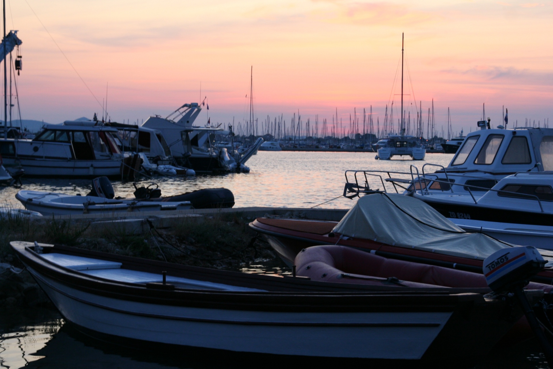Marina al tramonto