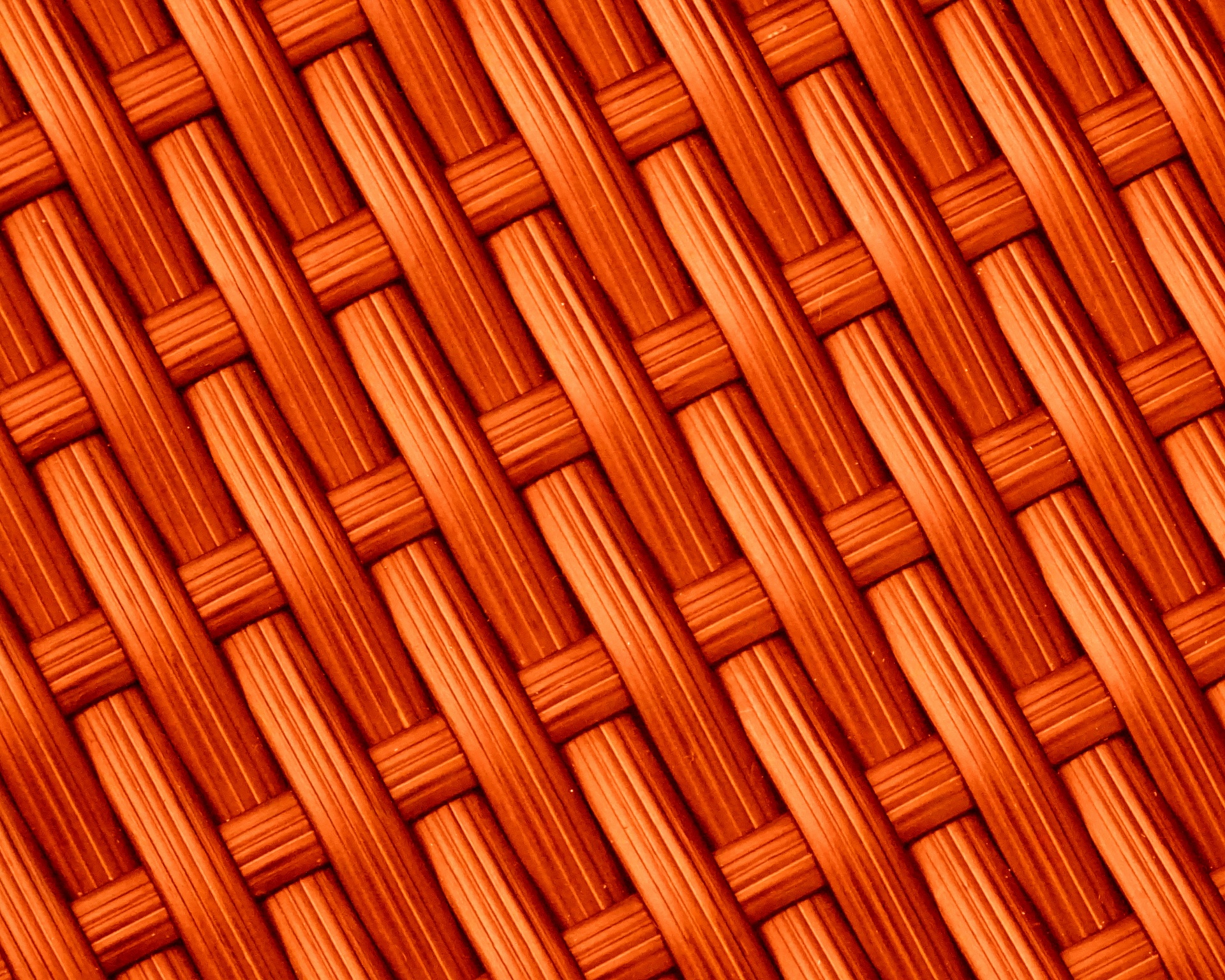 橙色篮子编织背景