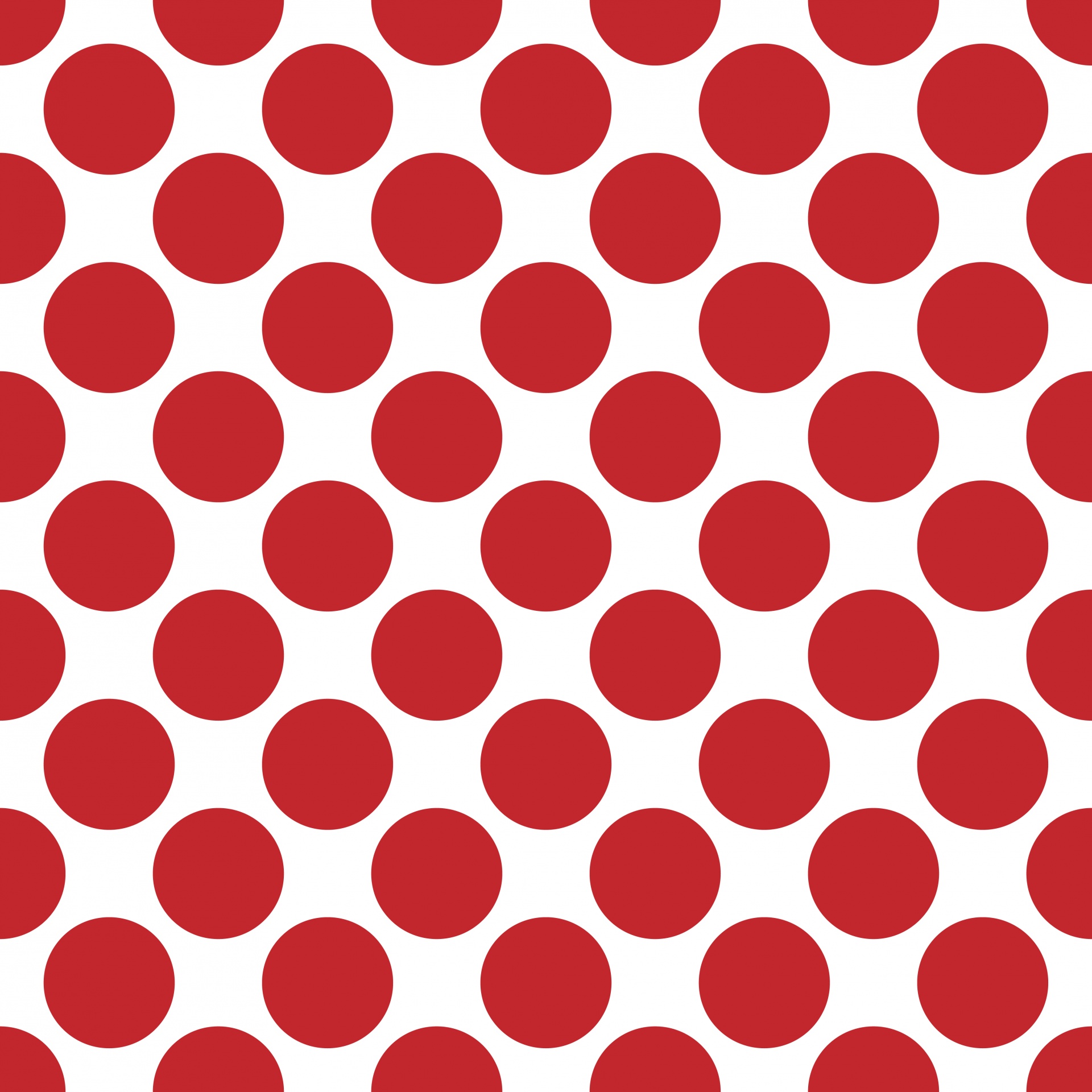 Sfondo Polka Dots Red